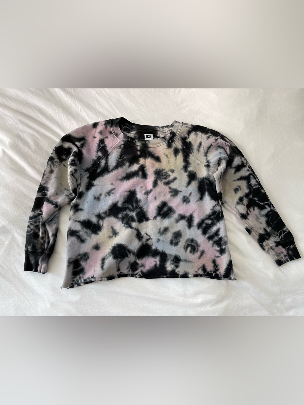 NSF x Soulcycle MATCHING SET Tie-Dye Crewneck Sweatshirt - Black, Pink, Blue